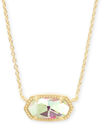Kendra Scott 14k Gold Plated Elisa Pendant Necklace In Dichroic Gold