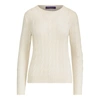 Polo Ralph Lauren Cable-knit Cashmere Sweater In Light Grey