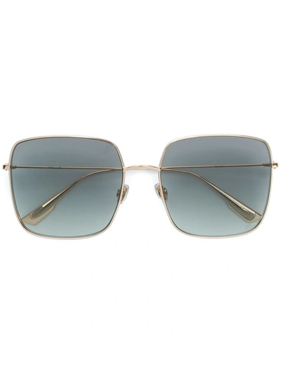 Dior Stellaire1 Square Metal Frame Sunglasses In Metallic