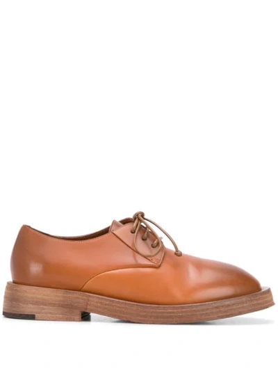 Marsèll Polished Lace-up Shoes In Brown
