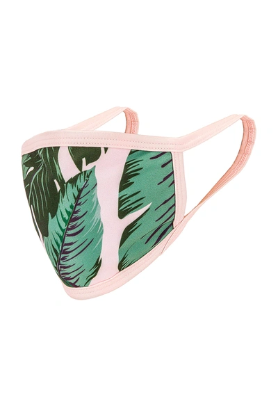 Beach Riot Face Mask In Pink Palm