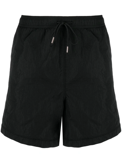 Moncler Black Nylon Boxer Mare Swim Shorts