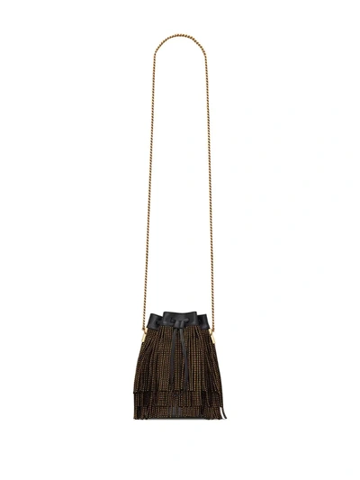 Saint Laurent Small Talitha Bucket Bag In Black