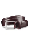 Allen Edmonds Midland Ave. Leather Belt In Oxblood