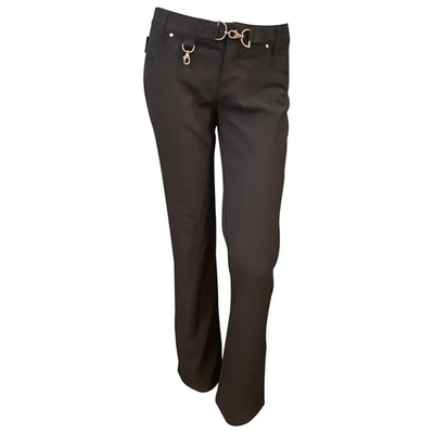 Pre-owned Moschino Cheap And Chic Straight Pants In Black