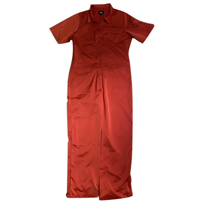 Pre-owned Stussy Red Jumpsuit