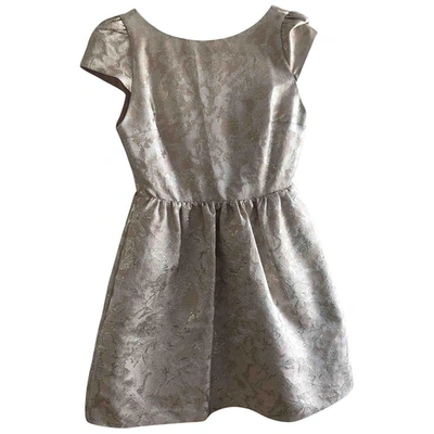 Pre-owned Alice And Olivia Mid-length Dress In Metallic
