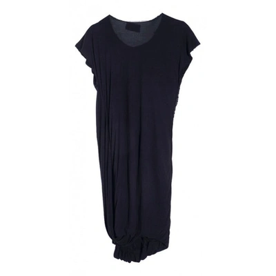 Pre-owned Lanvin Mid-length Dress In Black