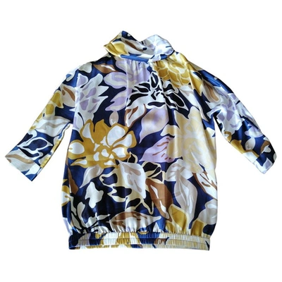 Pre-owned Hoss Intropia Silk Shirt In Multicolour