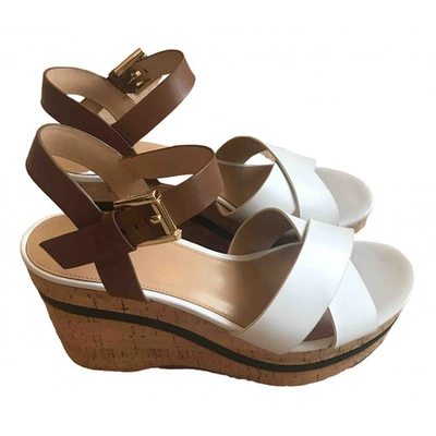 Pre-owned Michael Kors Leather Sandal In Multicolour