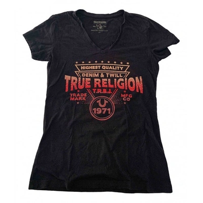 Pre-owned True Religion Black Cotton Top