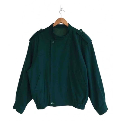 Pre-owned Balenciaga Green Wool Jacket