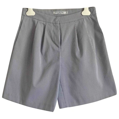 Pre-owned Vivetta Blue Cotton Shorts