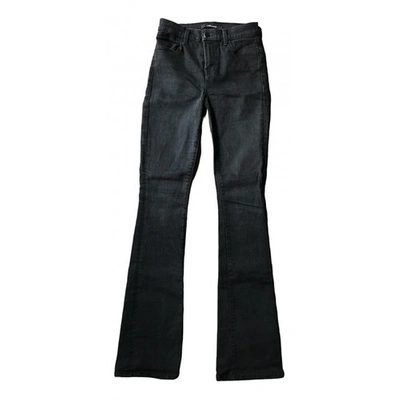Pre-owned J Brand Slim Trousers In Black