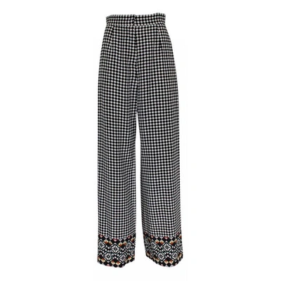 Pre-owned Holly Fulton Silk Trousers