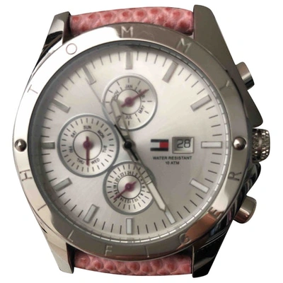 Pre-owned Tommy Hilfiger Pink Steel Watch