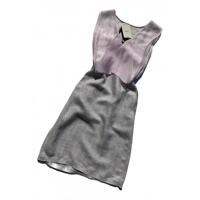 Pre-owned Ports 1961 Mid-length Dress In Grey