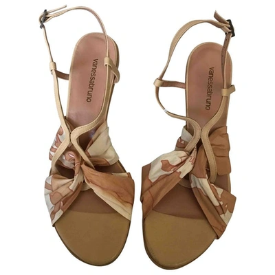 Pre-owned Vanessa Bruno Beige Leather Sandals