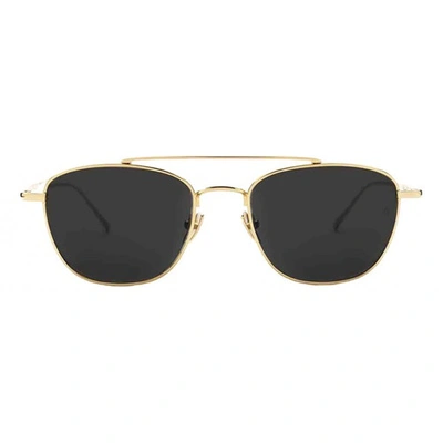 Pre-owned Sunday Somewhere Gold Metal Sunglasses