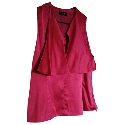 Pre-owned Emporio Armani Silk Blouse In Pink