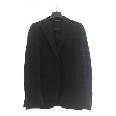 Pre-owned Canali Vest In Navy