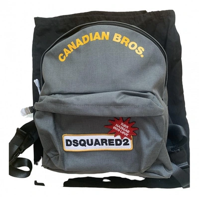 Pre-owned Dsquared2 Grey Cloth Backpack