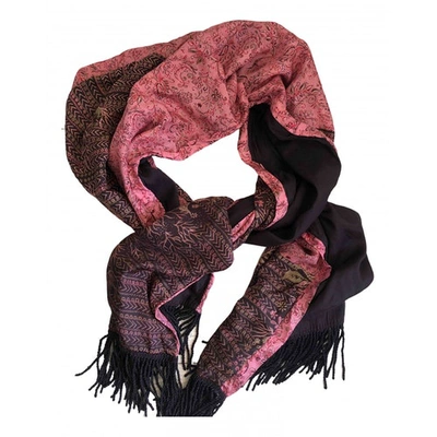 Pre-owned Stella Forest Silk Stole In Pink