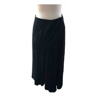 Pre-owned Jw Anderson Mid-length Skirt In Black