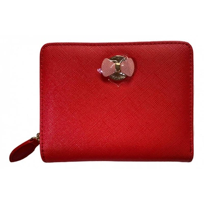 Pre-owned Cacharel Wallet In Red