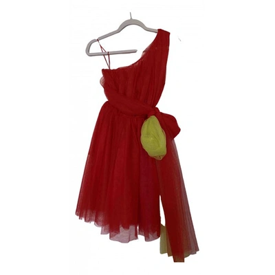 Pre-owned Msgm Red Dress