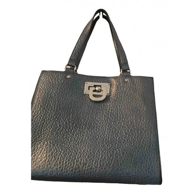 Pre-owned Dkny Leather Handbag