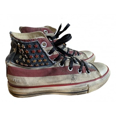 Pre-owned Converse Cloth Trainers