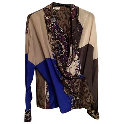Pre-owned Versace Silk Blouse In Other