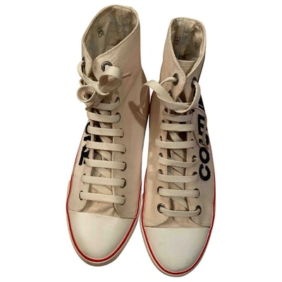 Pre-owned Juicy Couture Cloth Trainers In Beige