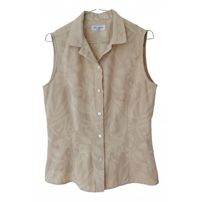Pre-owned Ter Et Bantine Beige Polyester Top