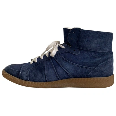 Pre-owned Filippa K High Trainers In Blue