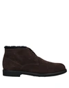 Tod's Ankle Boots In Cocoa