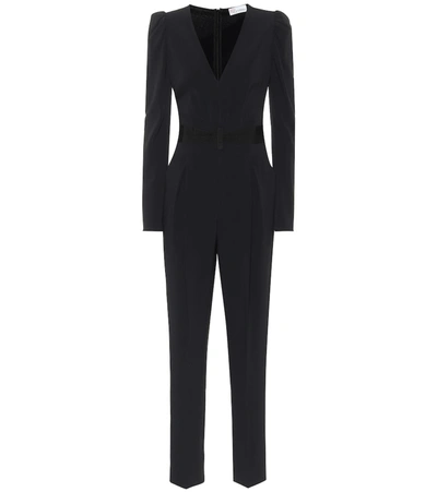 Red Valentino Redvalentino Tuxedo Bow Detail Jumpsuit In Black