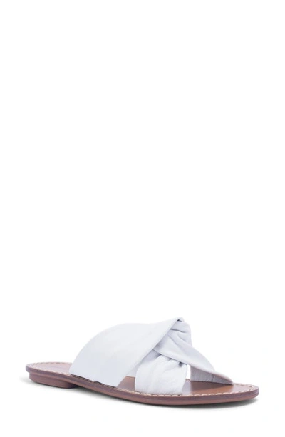 Soludos Clara Slide Sandal In White