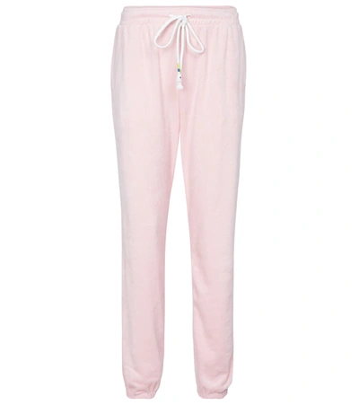 The Upside Florencia Cotton-blend Sweatpants In Dusty Rose