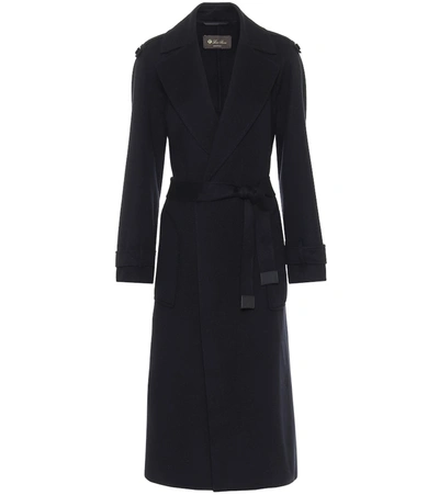 Loro Piana Kaelan Cashmere Coat In Black