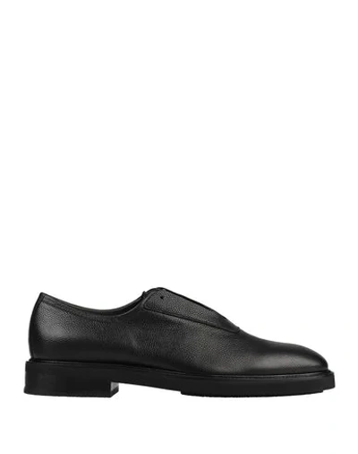Sergio Rossi Lace-up Shoes In Black