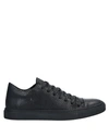 John Varvatos Reed Snake-embossed Leather Sneaker In Black