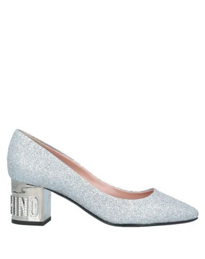 Moschino Pumps In Silver