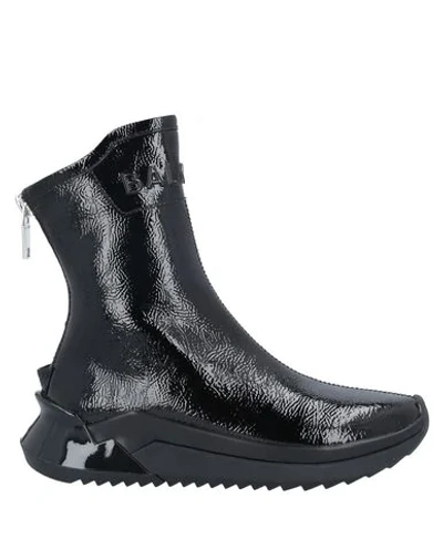 Balmain Ankle Boots In Black