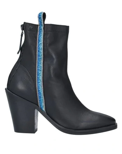 Replay Ankle Boots In Black