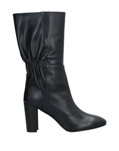 Albano Knee Boots In Black