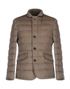 Moorer Down Jacket In Khaki
