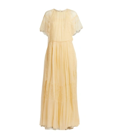 Chloé Lace-trimmed Gown