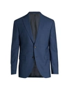 Saks Fifth Avenue Slim-fit Suit Seperate Sport Jacket In Blue